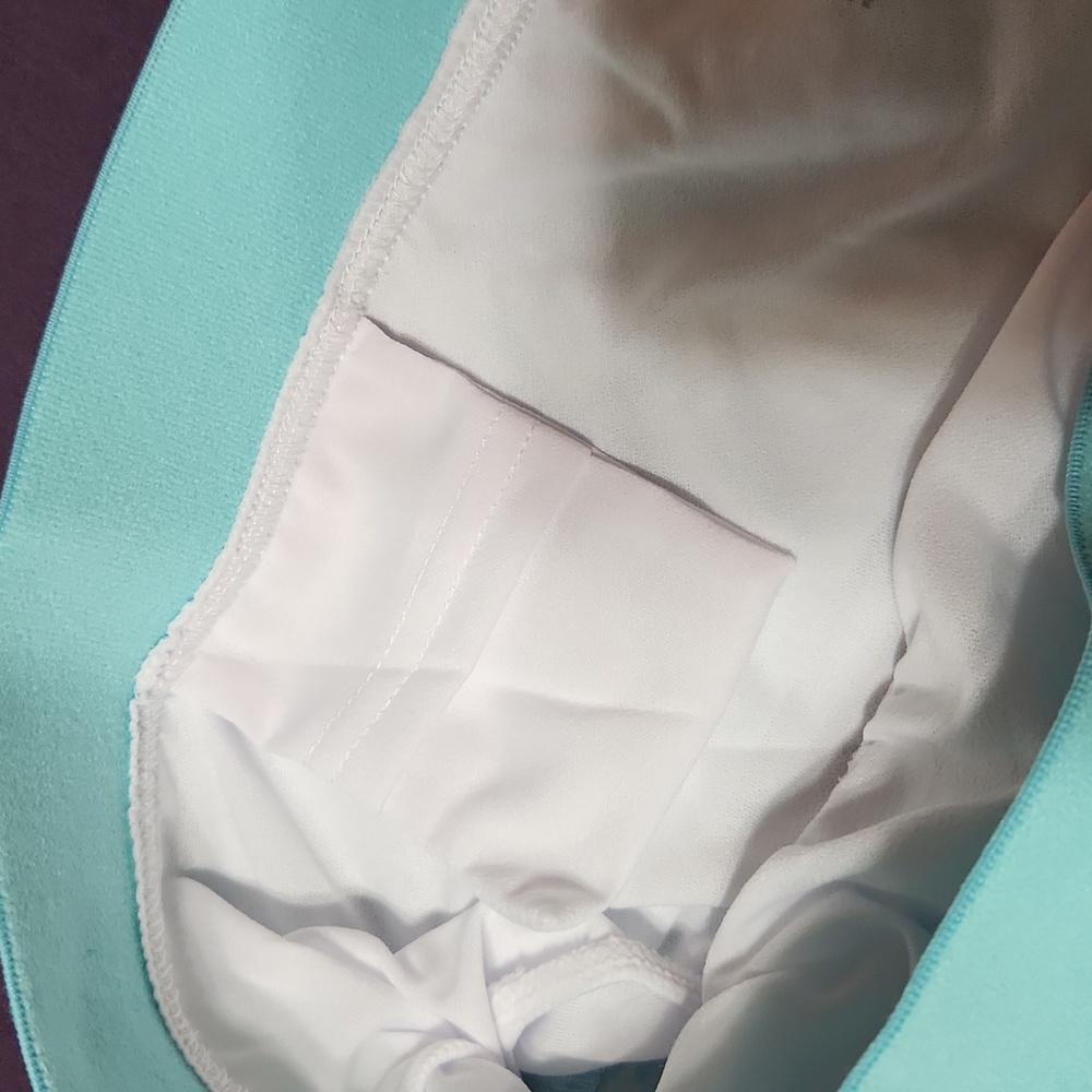 Pickleball Shorts BADDLE Women’s XXL 5” Inseam, Inner liner, Aqua NWT - Picture 7 of 14
